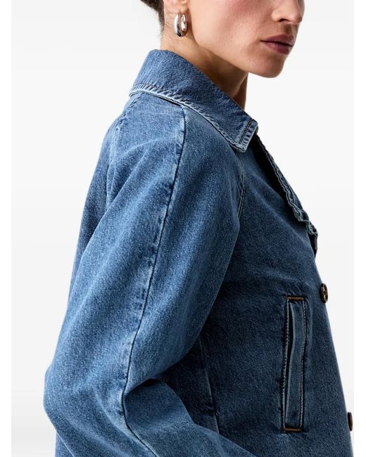 Marc O' Polo Blue Double-Breasted Jacket