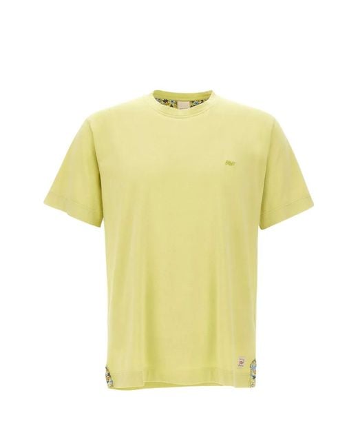 Bob Yellow Beach Embroidered-Logo T-Shirt for men