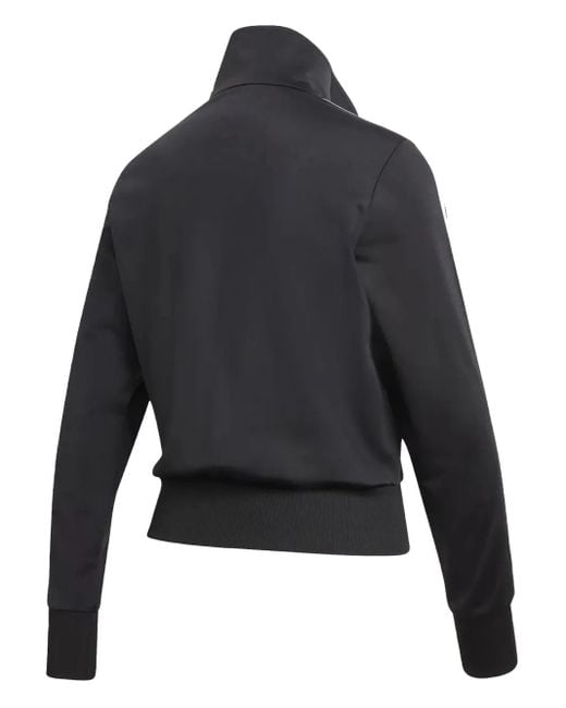 Adidas Black Fire Bird 3-Stripe Track Jacket