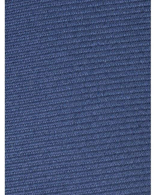 Kiton Blue Point-Tip Tie for men