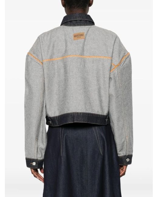 Moschino Denim Jack in het Gray