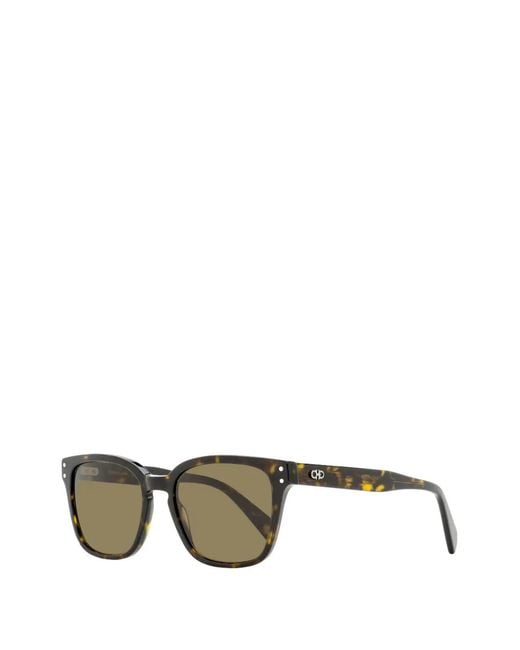 Ferragamo Eyewear Brown Rectangle-Frame Sunglasses for men