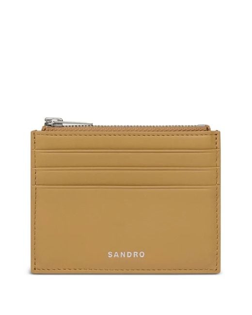 Sandro Natural Portefeuille Zippé for men