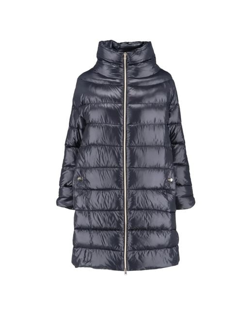 Herno Blue Matilde Quilted Coat