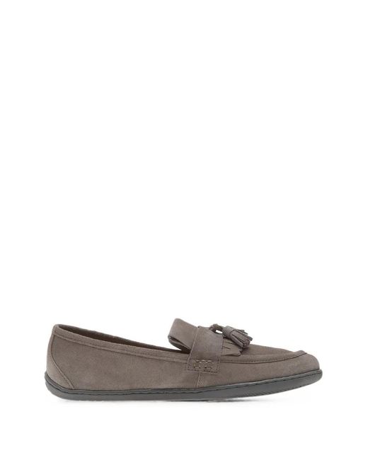 Be Lenka Gray Tassel Fringe Loafers