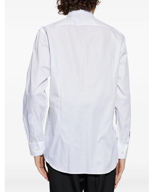 Etro White Cotton Shirt for men