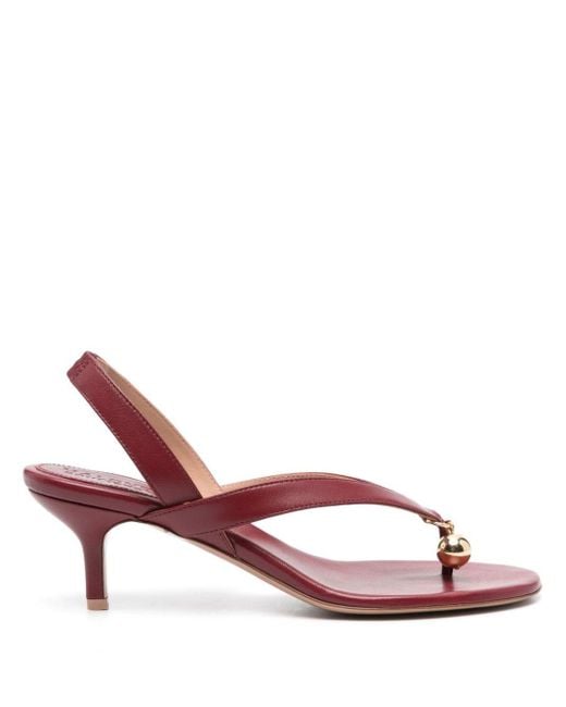 Philosophy Di Lorenzo Serafini X Malone Souliers Lucie 70mm Leather Sandals Pink