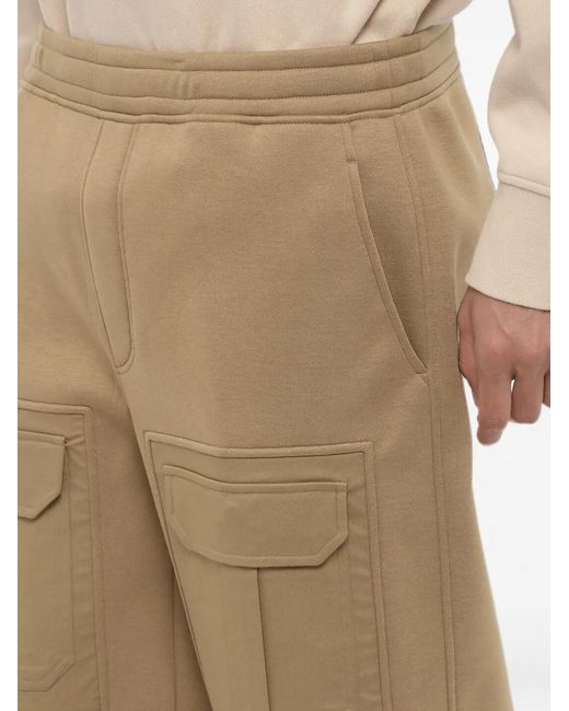 Neil Barrett Natural Cargo-Pocket Track Pants for men