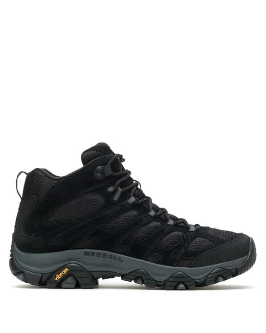 Merrell Black Moab 3 Mid Hiking Boots for men