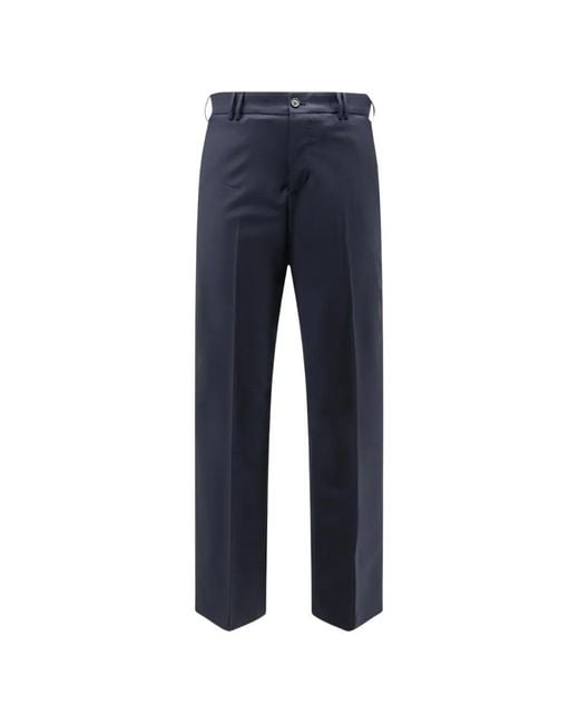 PT Torino Blue Buttoned Trousers for men