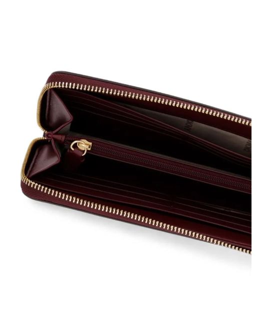 DKNY Purple Avril Zip-Around Wallet