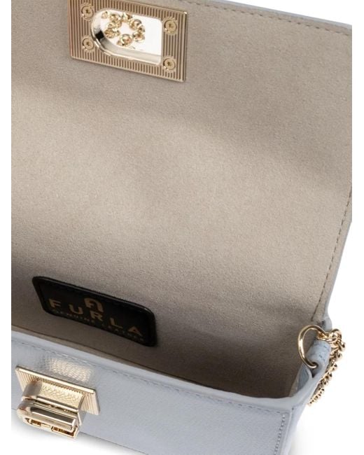 Borsa A Tracolla Mediterraneo di Furla in Blue