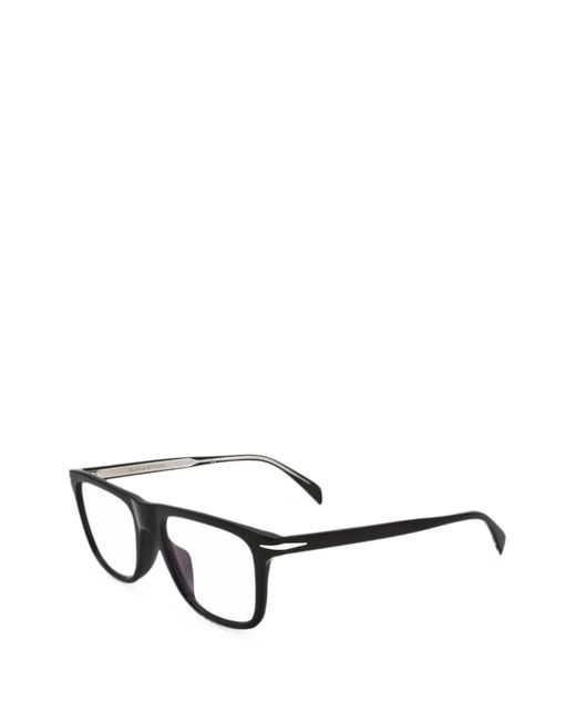 David Beckham White Square-Frame Glasses for men