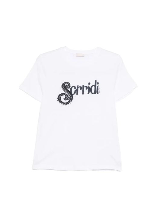 Liu Jo White Embellished T-Shirt
