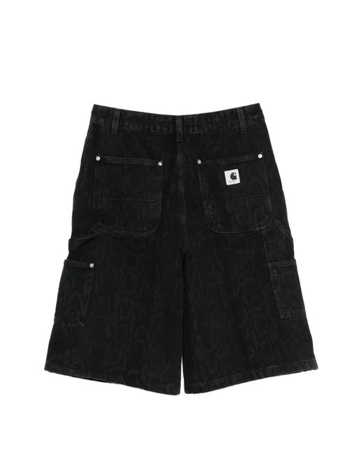 Carhartt Double-Knee Shorts in Black | Lyst