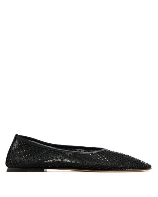 Ballerines À Ornements En Cristal Dear Frances en coloris Black