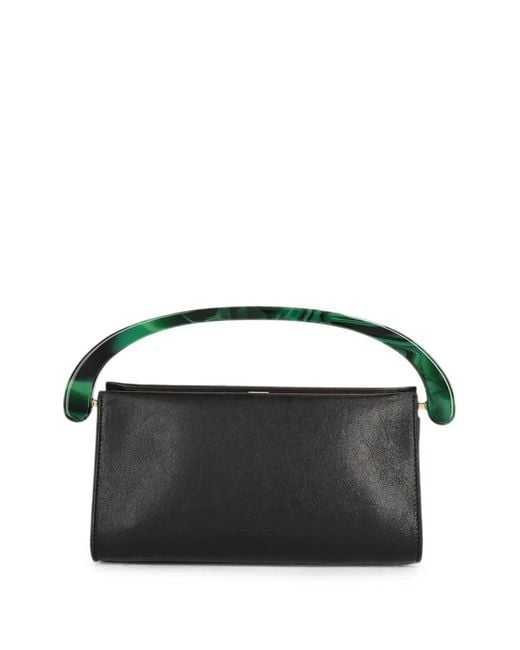 Dries Van Noten Black Small Leather Bag