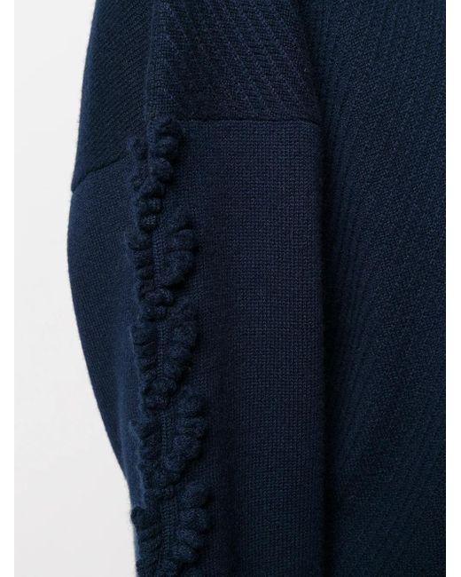 Pull À Manches Texturées Barrie en coloris Blue