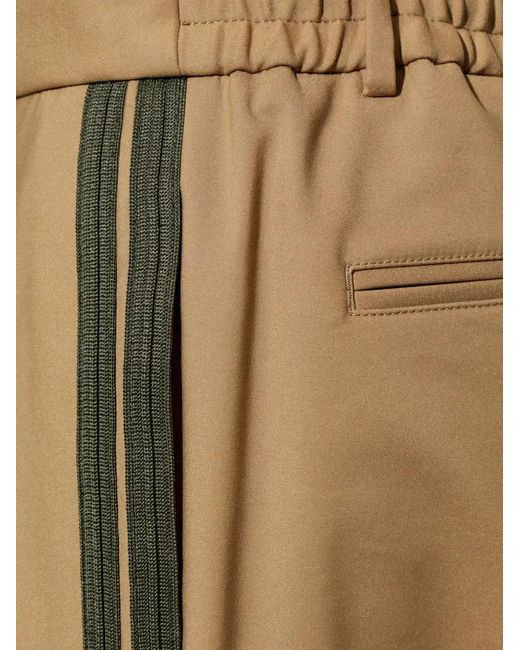 Moncler Natural Side-Stripe Trousers for men