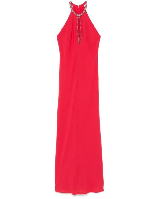 Max Mara Red Fernet Gown