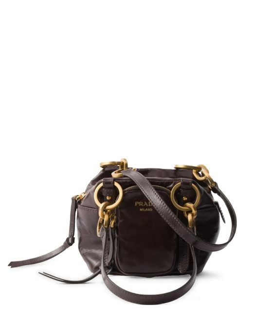 Prada Dangle ハンドバッグ ミニ Black