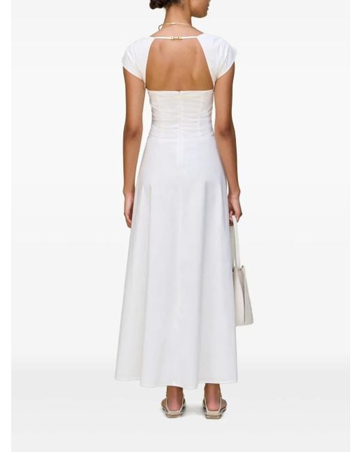 Cult Gaia White Magnolia Kleid