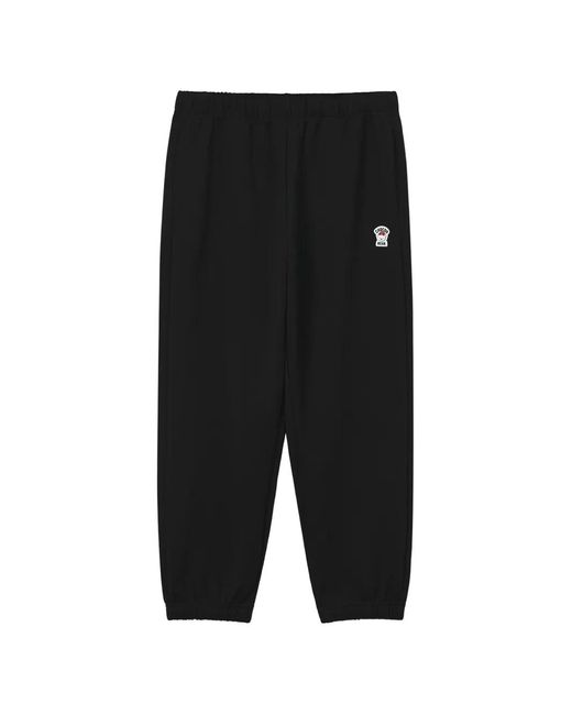 Chocoolate Black Logo-Patch Track Pants for men