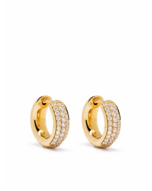 Boucles D'Oreilles Amsterdam En 18Ct Ornées De Diamants Tirisi en coloris Metallic