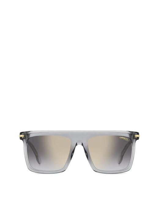 Carrera Gray Square-Frame Mirrored Sunglasses for men
