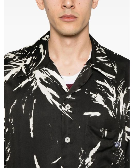 メンズ Wales Bonner Highlife シャツ Black