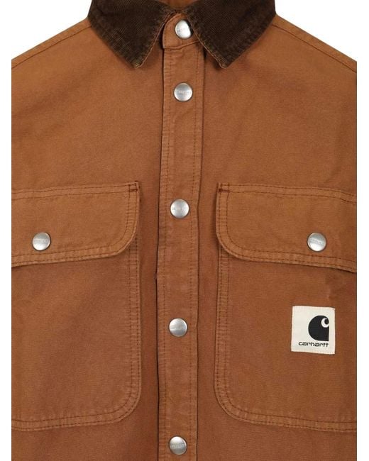 Carhartt Brown Prescott Buttoned Overshirt