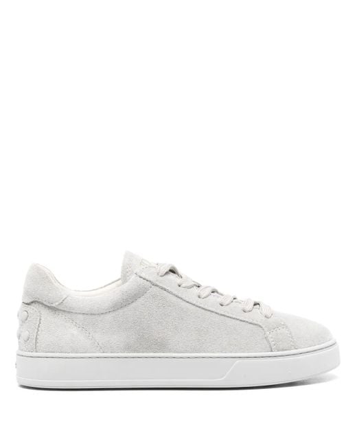 Baskets En Daim Tod's en coloris White