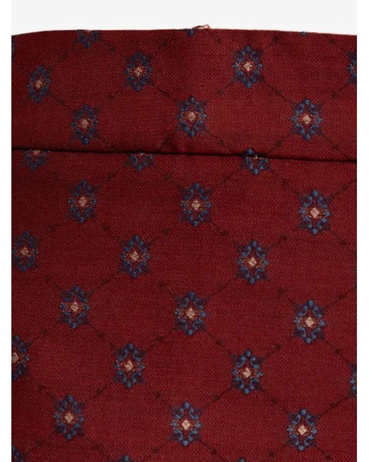 Etro Jacquard-Pattern Flared Trousers