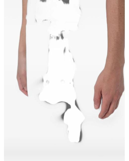 Re-hash White Pleated Trousers for men