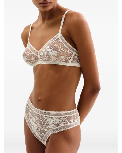 Eres White Royal Wireless Triangle Bra