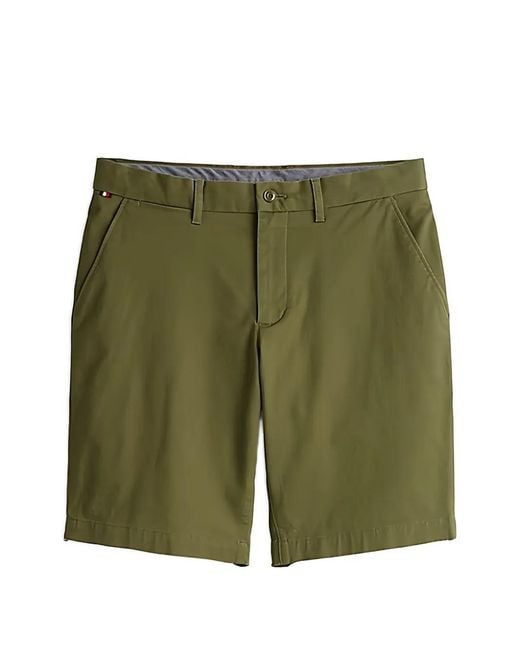 Tommy Hilfiger Green Harlem 1985 Collection Chino Shorts for men