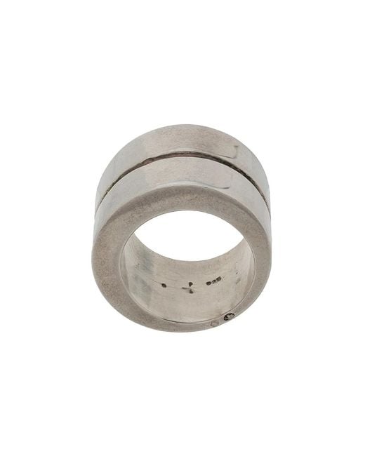 Parts Of 4 Metallic Crescent Crevice Layered-Look Ring