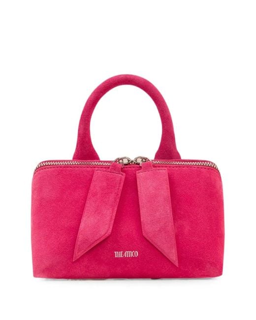The Attico Pink Mini Friday Tote Bag