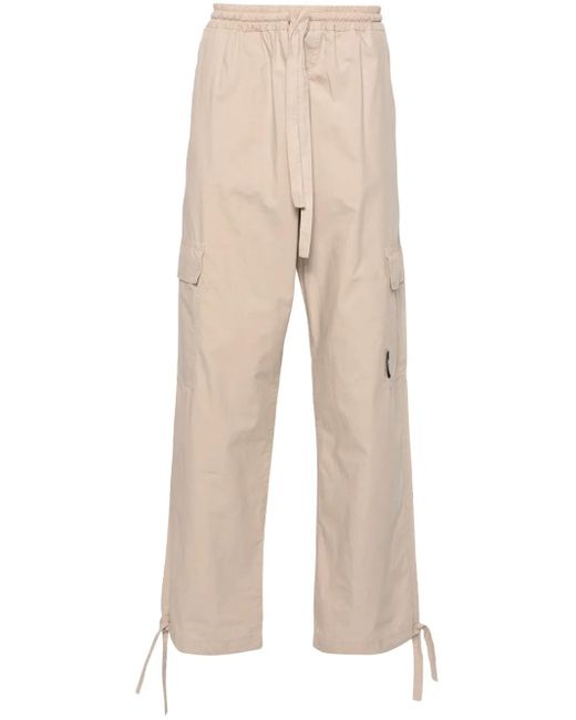 MSGM Natural Cargo Pants Clothing for men