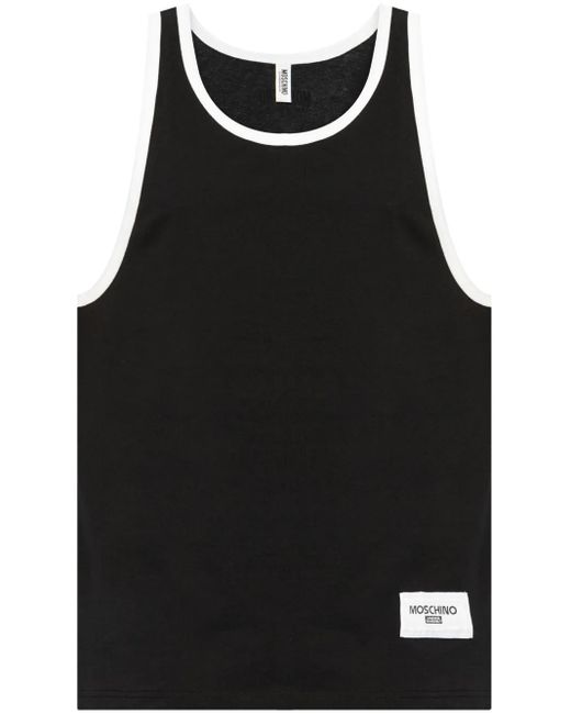 Moschino Black Top From The Underwear Line for men