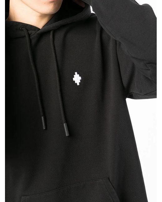 メンズ Marcelo Burlon ドローストリング パーカー Black