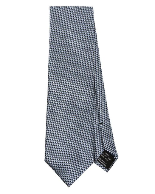 Tom Ford Blue Twill-weave Silk Tie for men