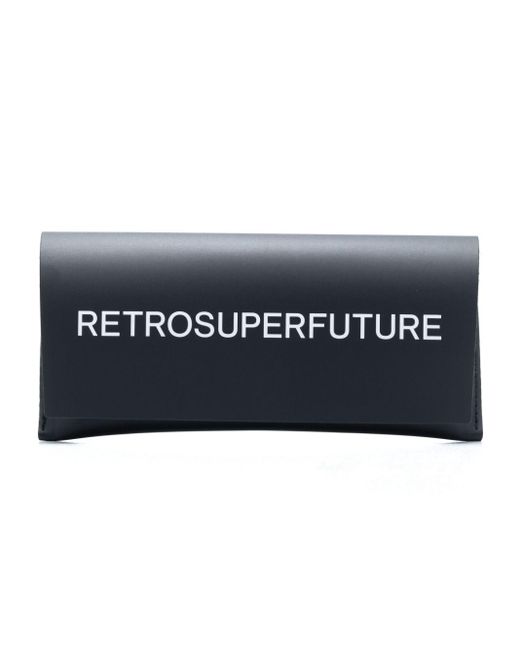 Retrosuperfuture Pink Z Rectangle-Frame Sunglasses