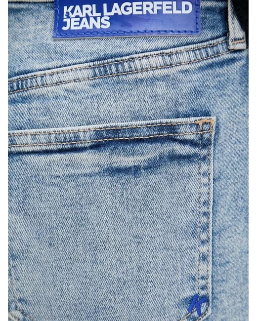 Karl Lagerfeld Blue Button Jeans