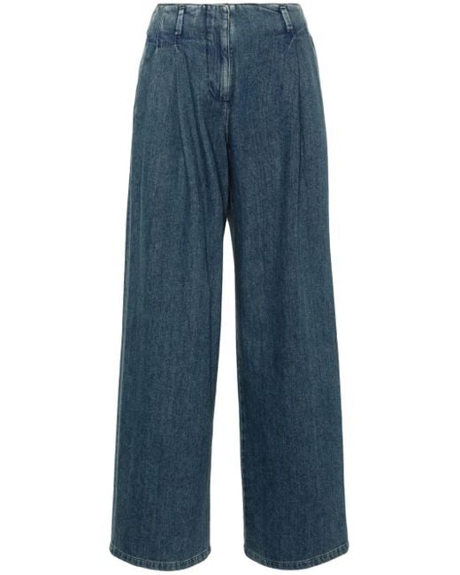 Golden Goose Deluxe Brand Blue Flavia High-Waisted Straight-Leg Jeans