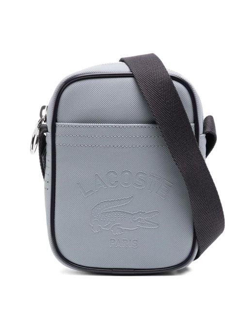 Lacoste Gray Club 1930 Petit Piqué Effect Bag for men