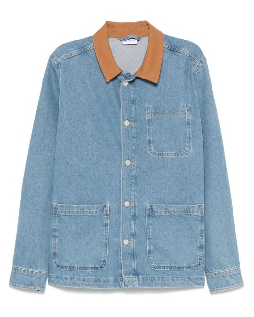 Les Deux Blue Layton Overshirt for men