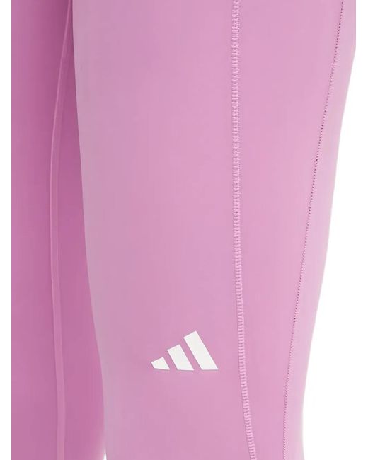 Adidas Pink Legging Own The Run À Détail De Rayures