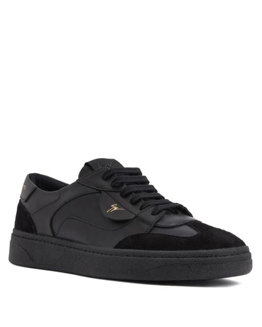 Giuseppe Zanotti Black Gz94 Panelled Low-Top Sneakers for men