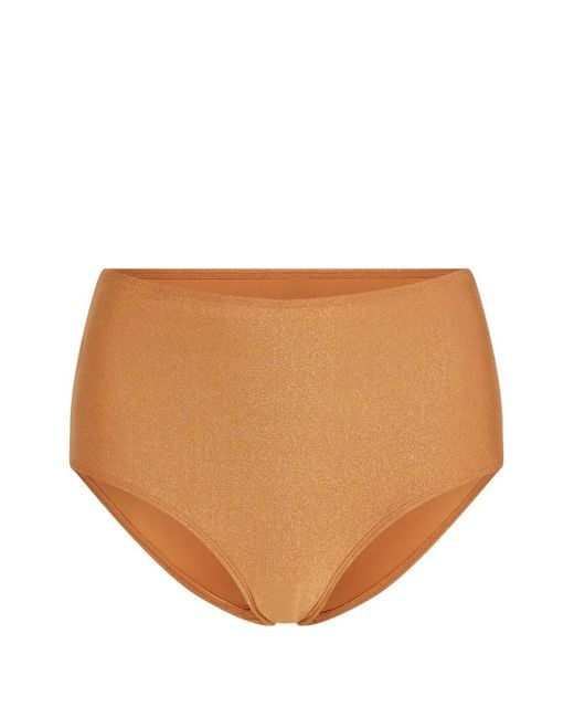 Marlies Dekkers Brown Dorada High-Waist Bikini Bottoms